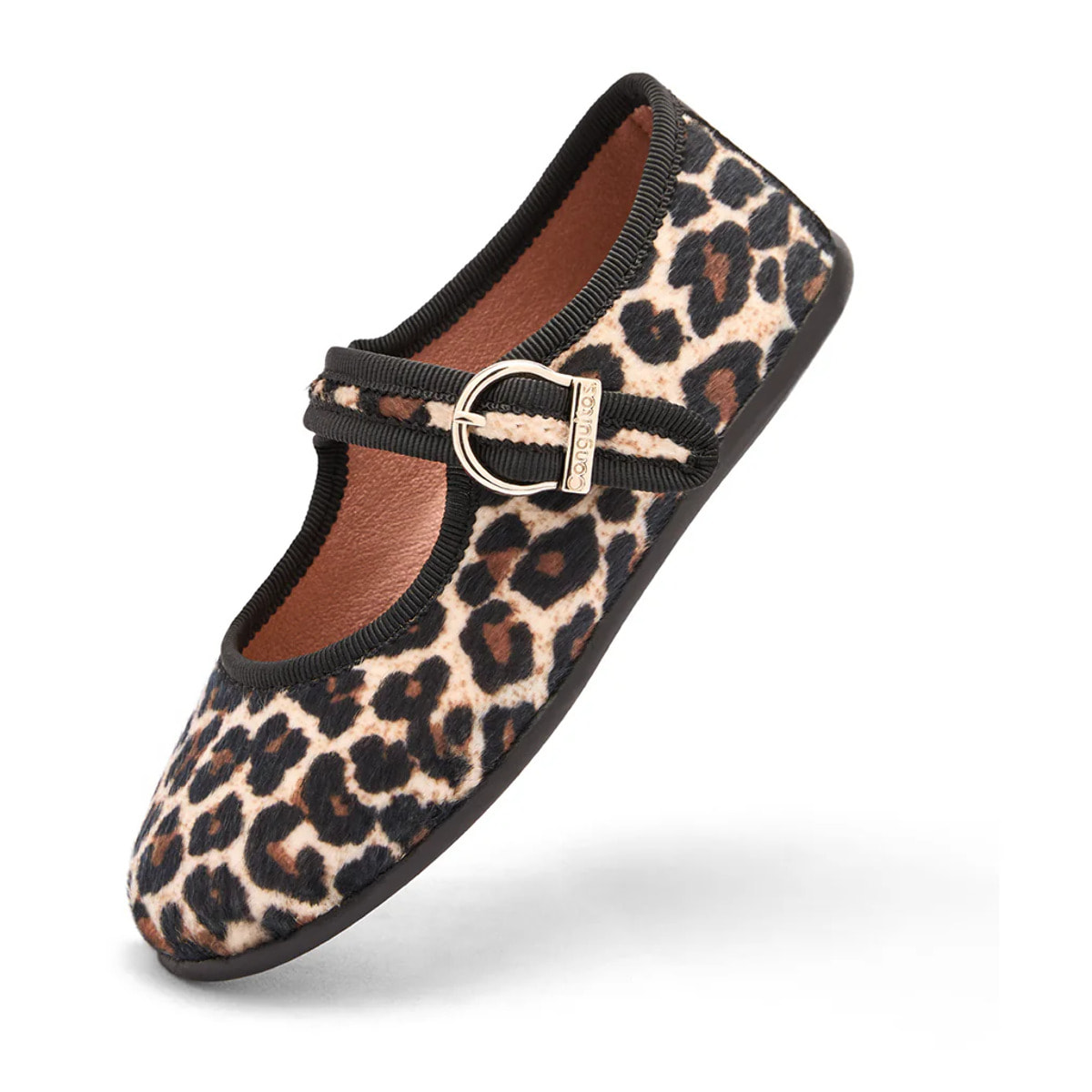 Merceditas de Niña Flexibles Estampado Leopardo Mary Janes