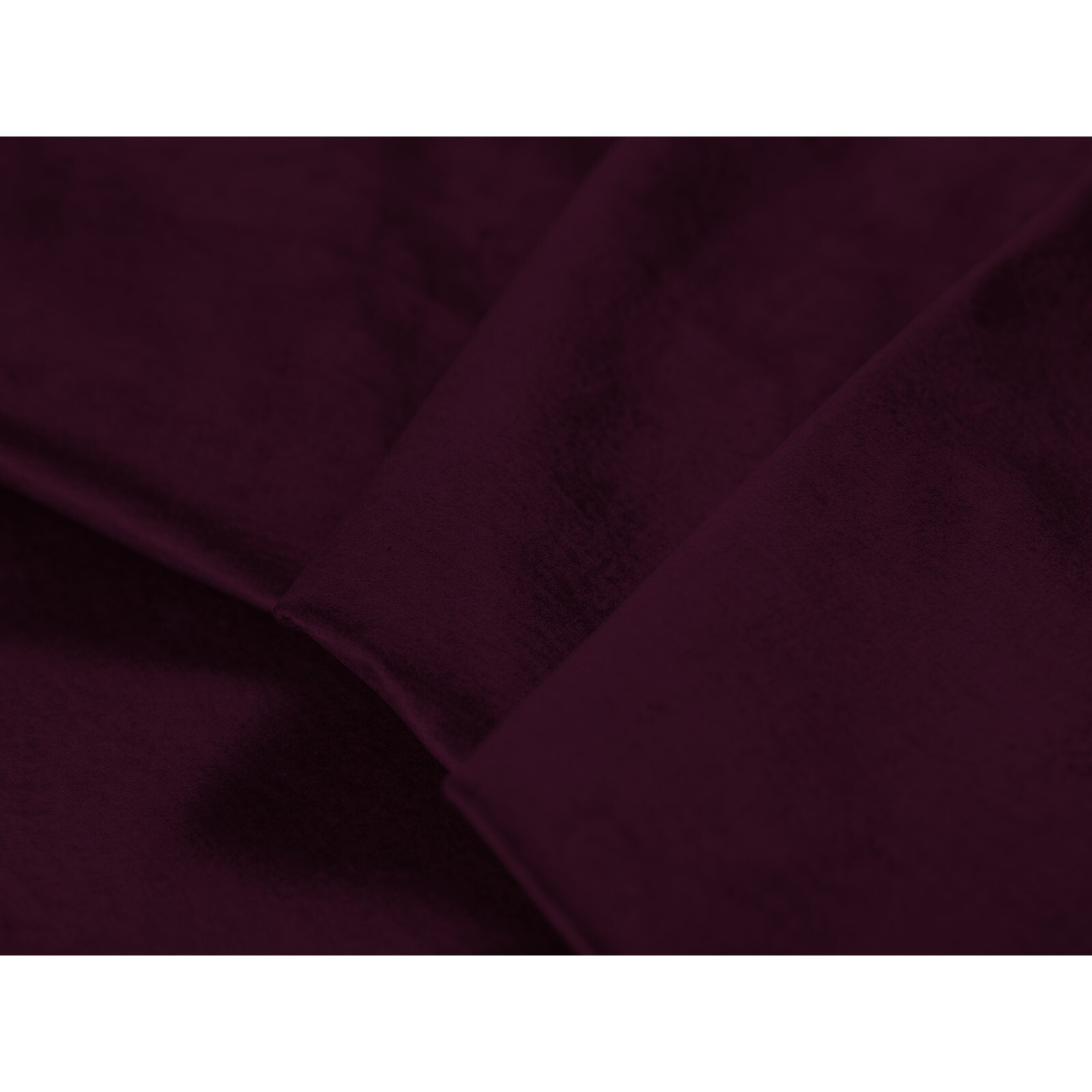 Canapé d'angle droit convertible avec coffre de rangement "Clinton" 5 places en velours rouge foncé