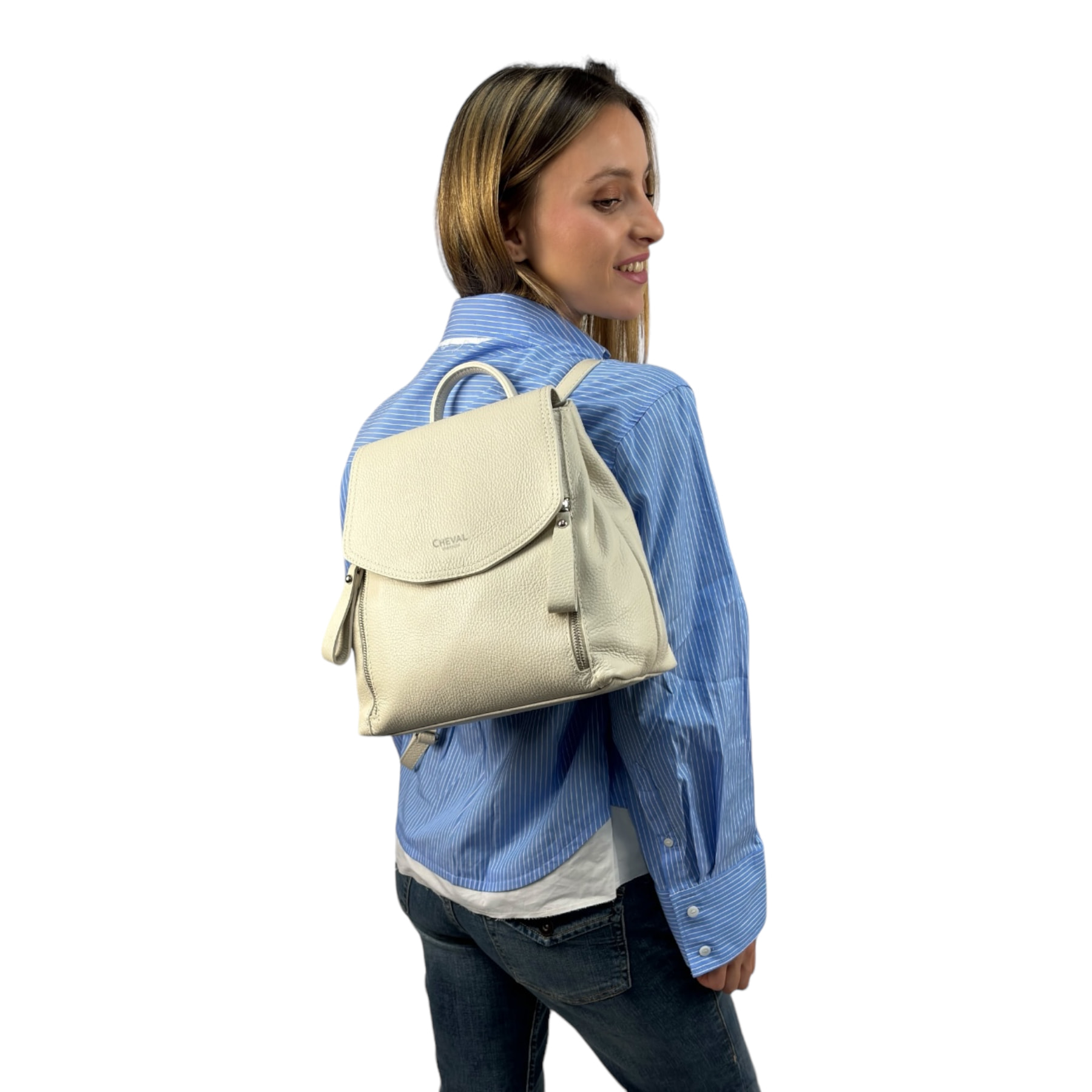 Mochila Cheval Firenze Linda Beige