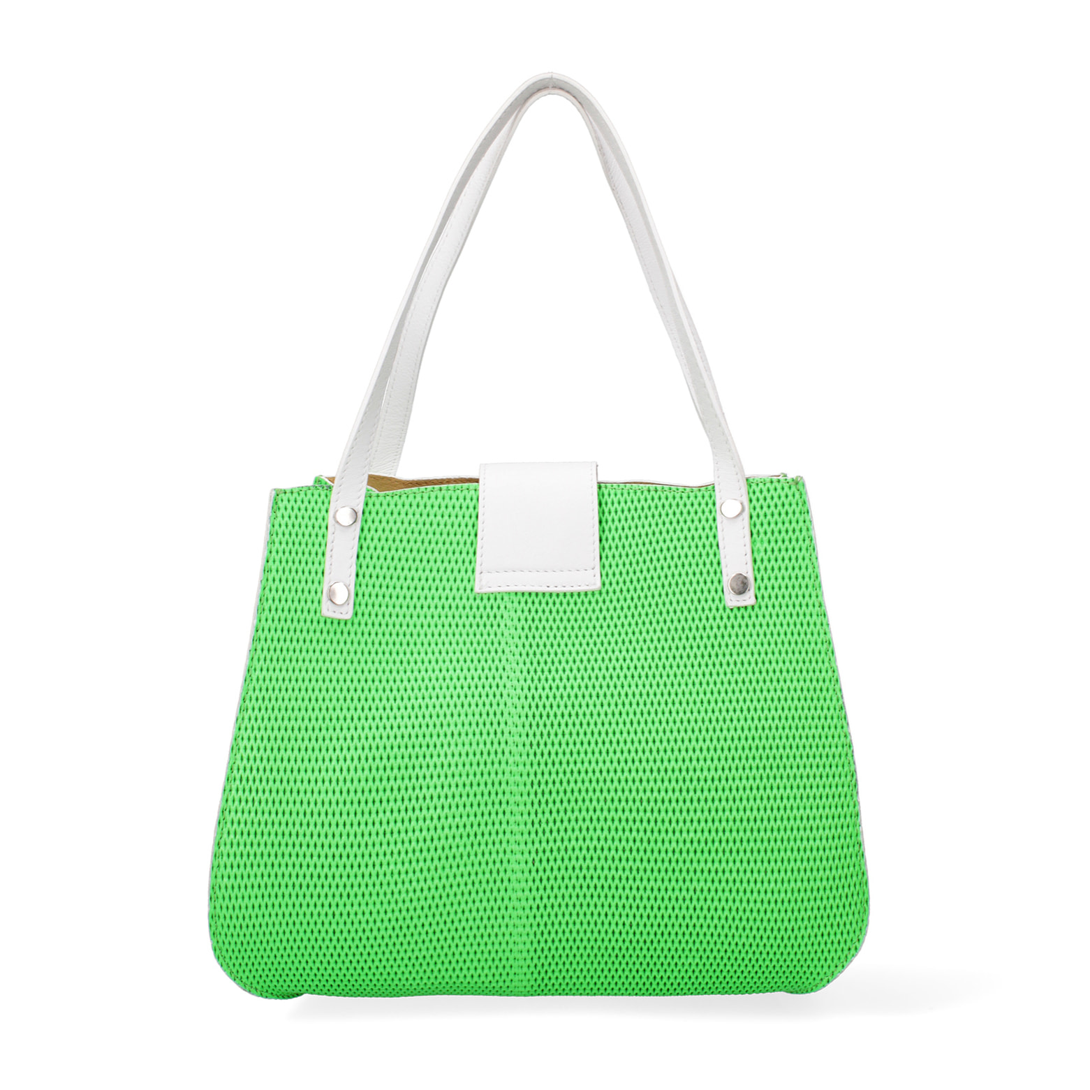Borsa a spalla da donna - Modello Palermo - Vera pelle - 32.0 x 26.0 x 13.0 cm