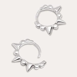 Orecchino Rolling Single in Argento