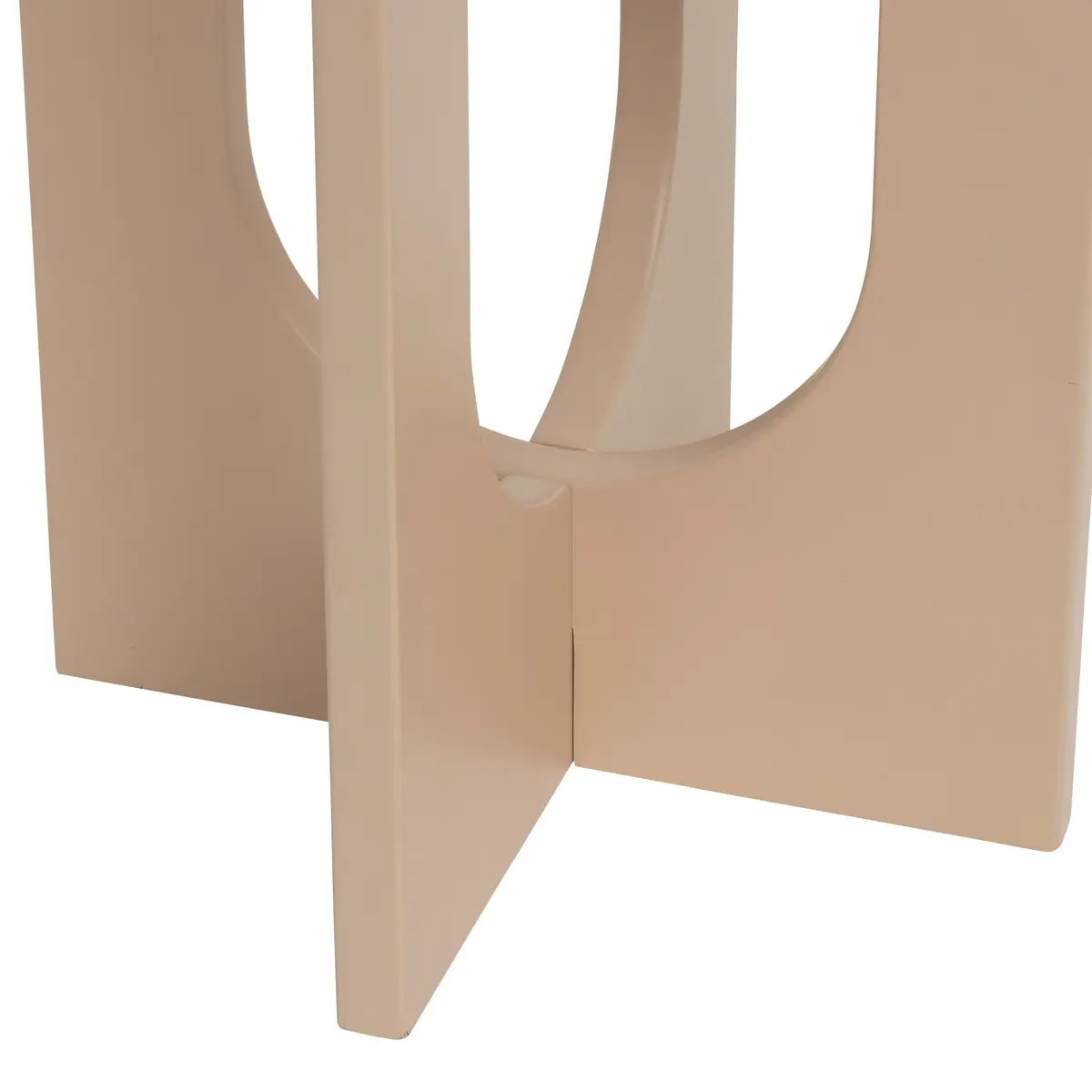 Table d'appoint "Bloom" noisette 50,540x40cm