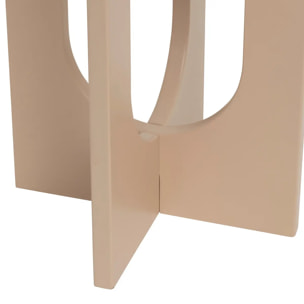 Table d'appoint "Bloom" noisette 50,540x40cm