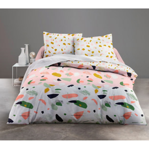 Parure Housse De Couette 3pcs 100% coton 57fils Marbree