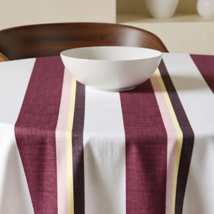 Nappe ronde anti-taches Kai Grenat