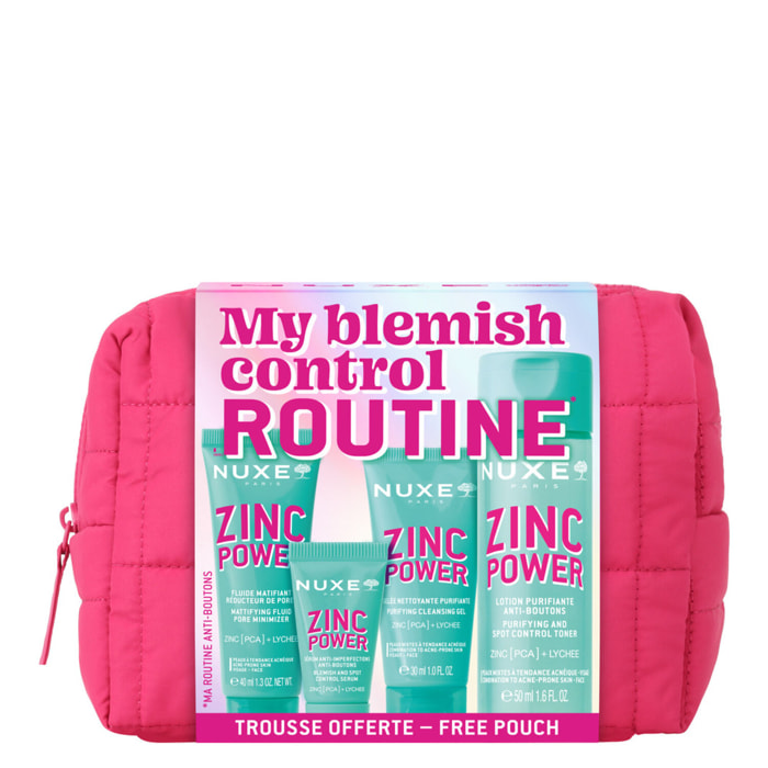 Zinc Power - Trousse Routine anti-boutons - Lotion purifiante 50ml + 3 Produits