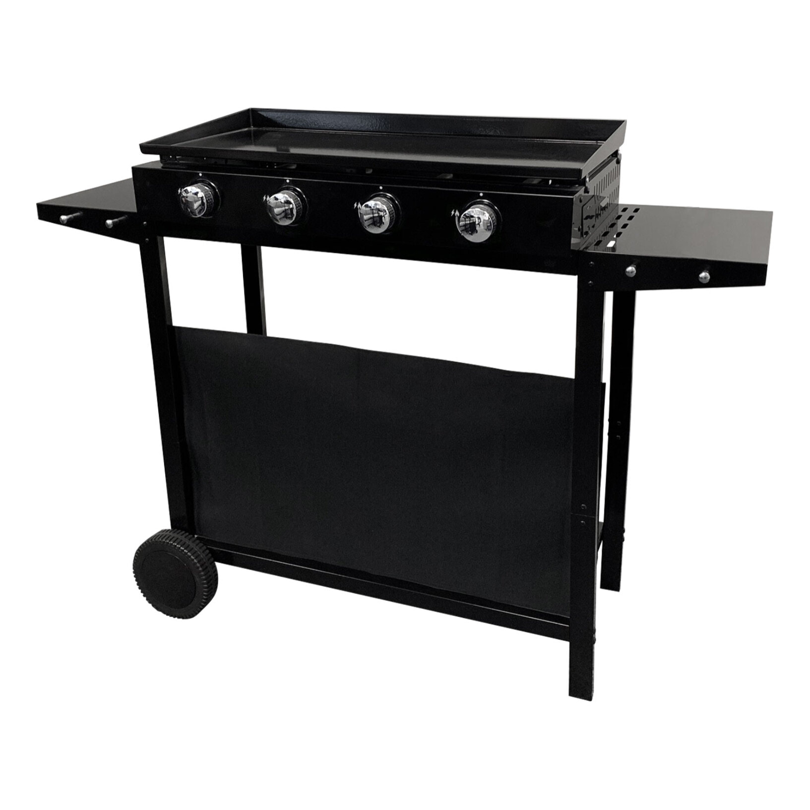 Plancha au gaz MÉRIDA 4 brûleurs + chariot