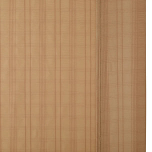 Voilage Noa motif rayures plissées140x240cm beige
