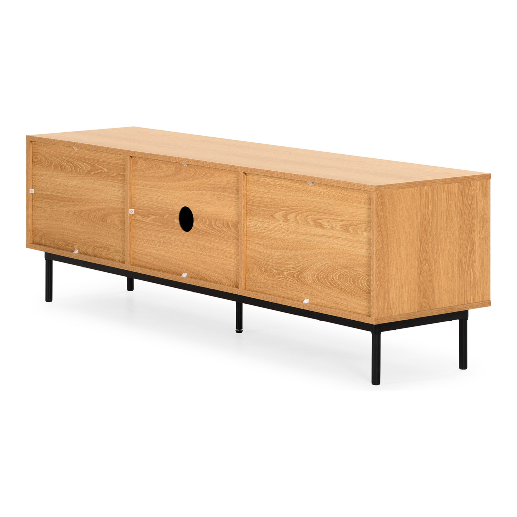 Mueble Tv Florida 3 puertas efecto Roble