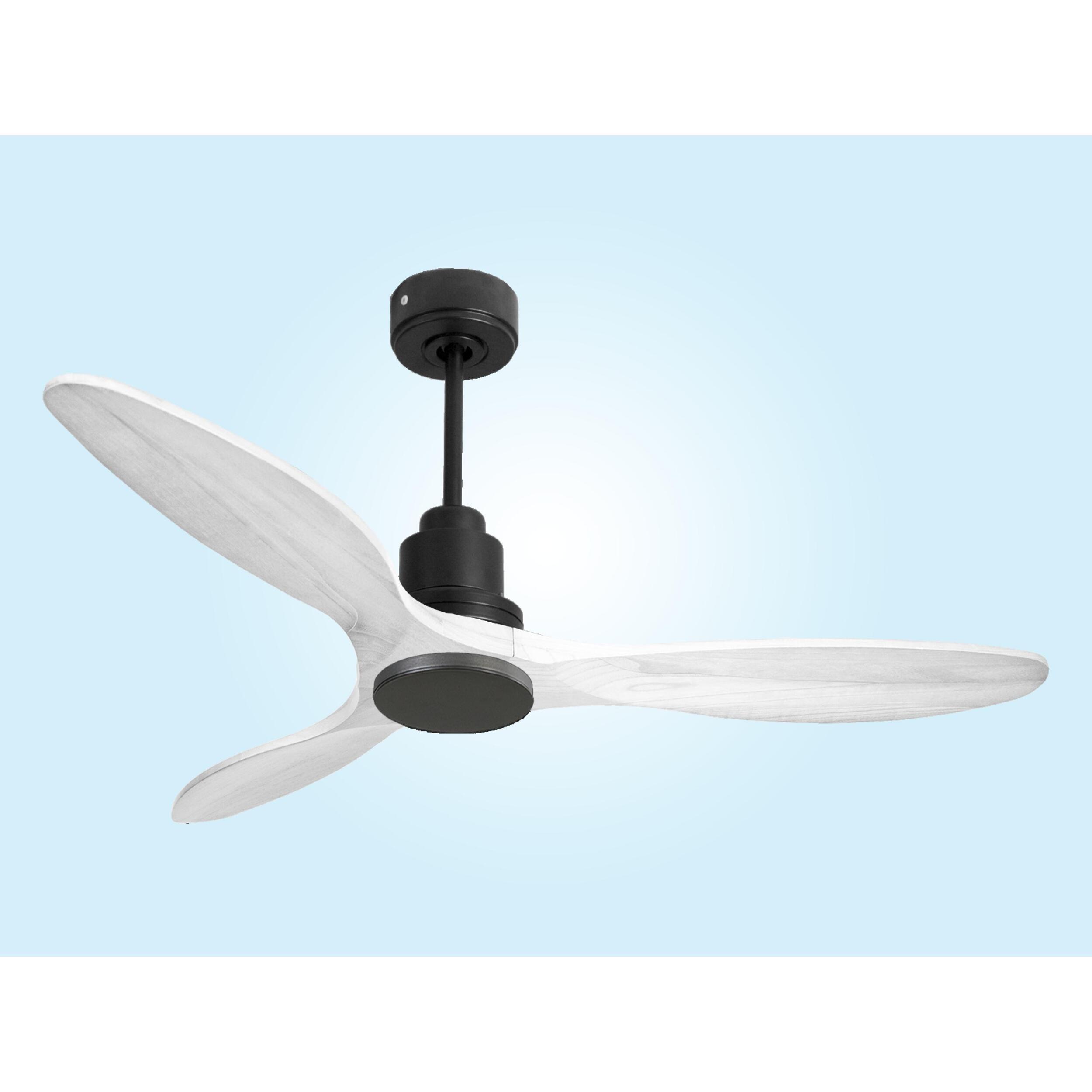 Ventilateur de plafond Réversible  Thermostat Wifi Moteur à courant continu Toits en pente Télécommande Hypersilence Mémoire Shopify Vendible (AUTOMATIQUE)