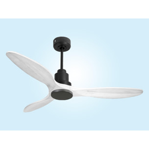 Ventilateur de plafond Réversible  Thermostat Wifi Moteur à courant continu Toits en pente Télécommande Hypersilence Mémoire Shopify Vendible (AUTOMATIQUE)