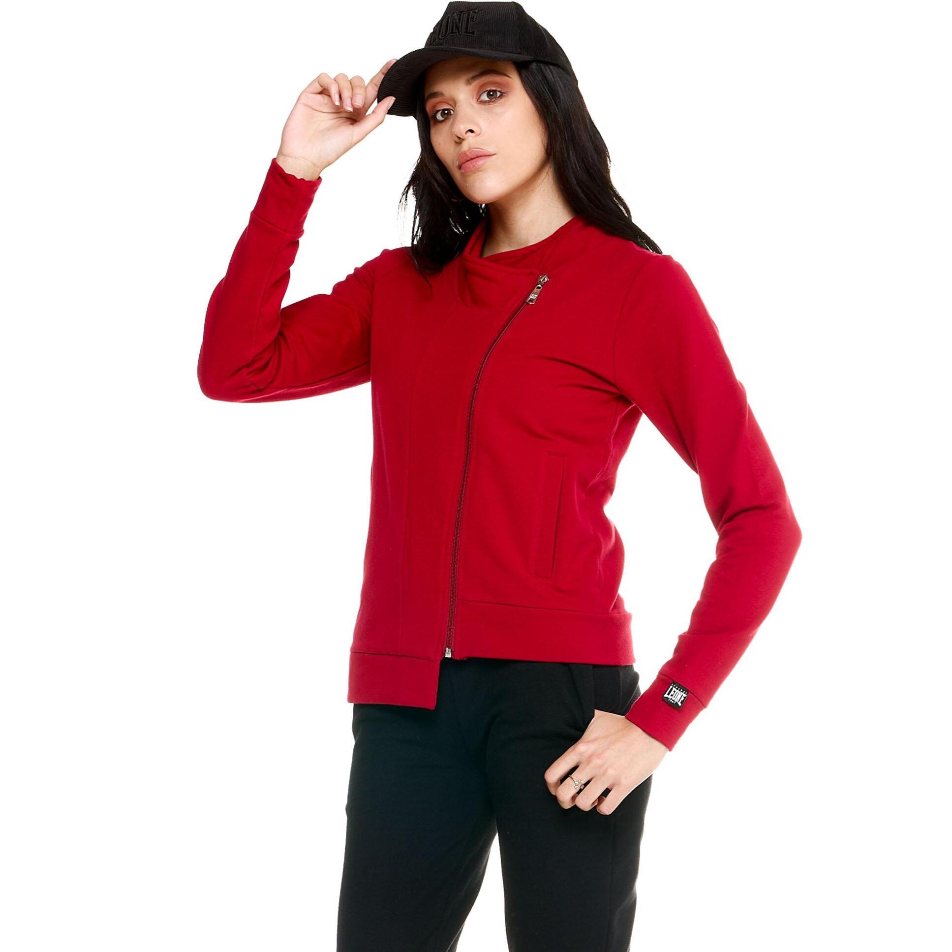 Chándal de mujer Leone con cremallera completa Blackout