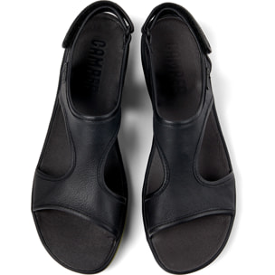Sandalias - CAMPER Right Nina - Negro - Cuero liso