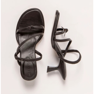 Sandalias S3167 CRISTAL BLACK/ GODELLO color Black