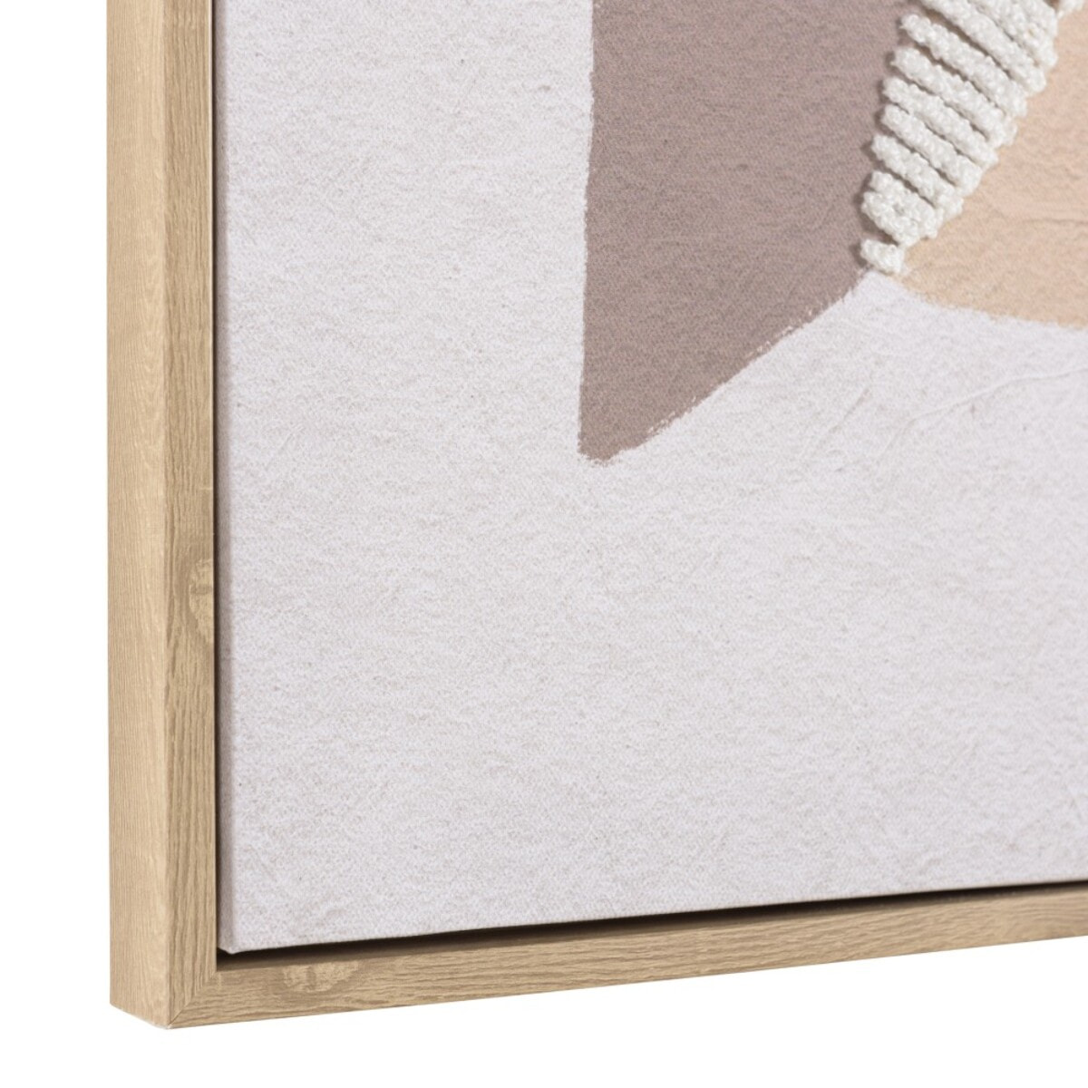 HOMER - Décoration murale 63x93cm formes abstraites n°1, cadre naturel