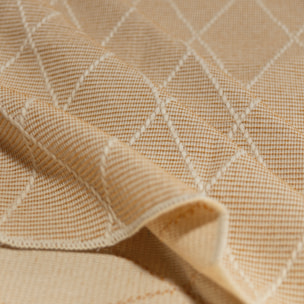 Colcha Foulard - 80% Algodón - 20% Poliéster - Jacquard - Terra Beige