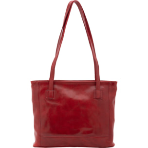 Borsa a spalla da donna - Modello Cressa - Vera pelle - 30.0 x 37.0 x 8.0 cm