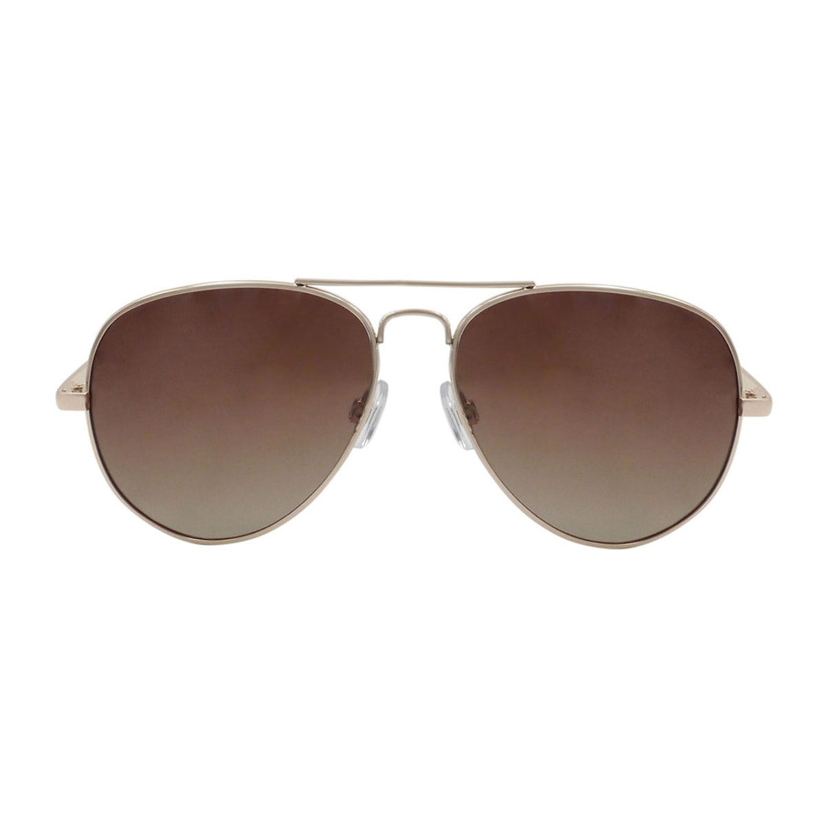 Gafas de sol PALO ALTO SAN DIEGO - Metal dorado / Marrón degradado