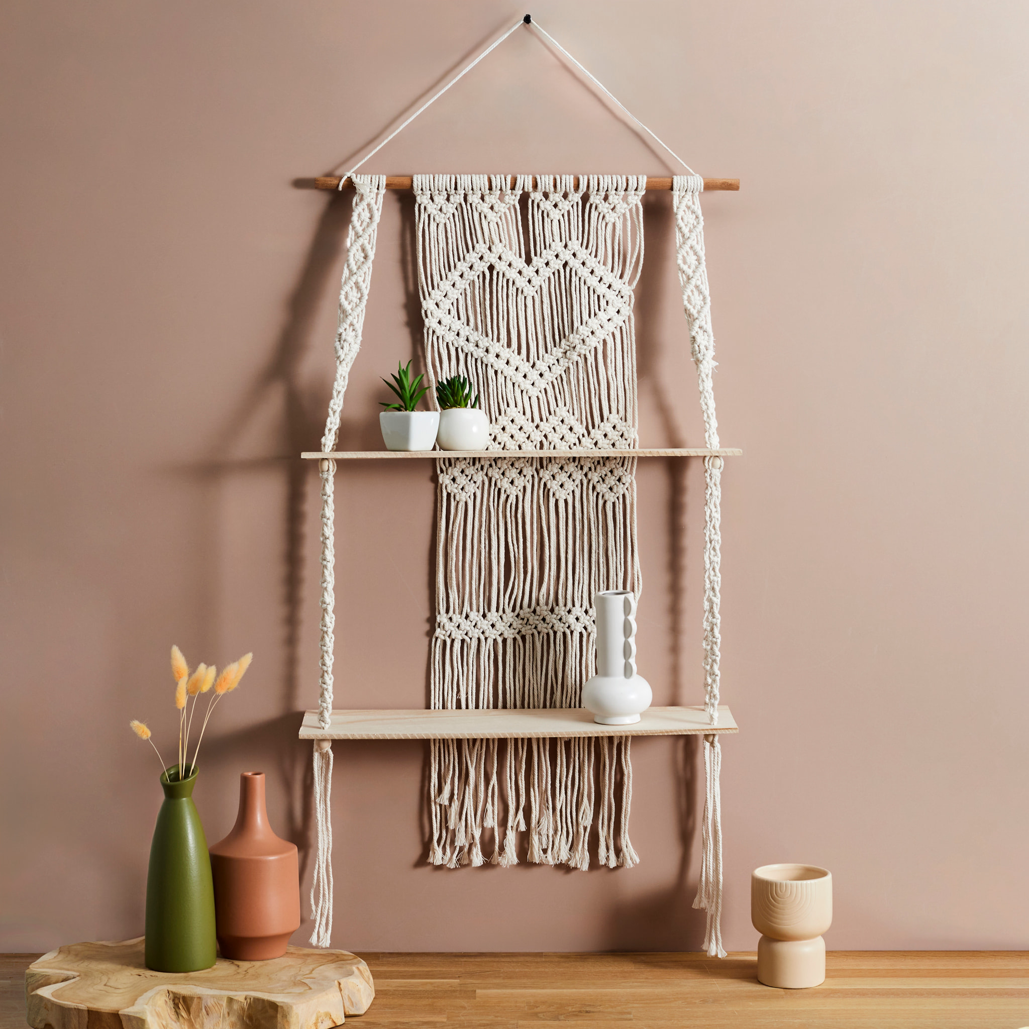 ETAGERE DECO DOUBLE BOHO