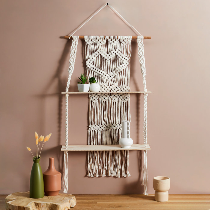 ETAGERE DECO DOUBLE BOHO