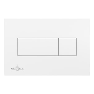Pack WC bâti-support Villeroy & Boch + WC Infinitio rimless + Abattant softclose + Plaque blanche + Set d'habillage