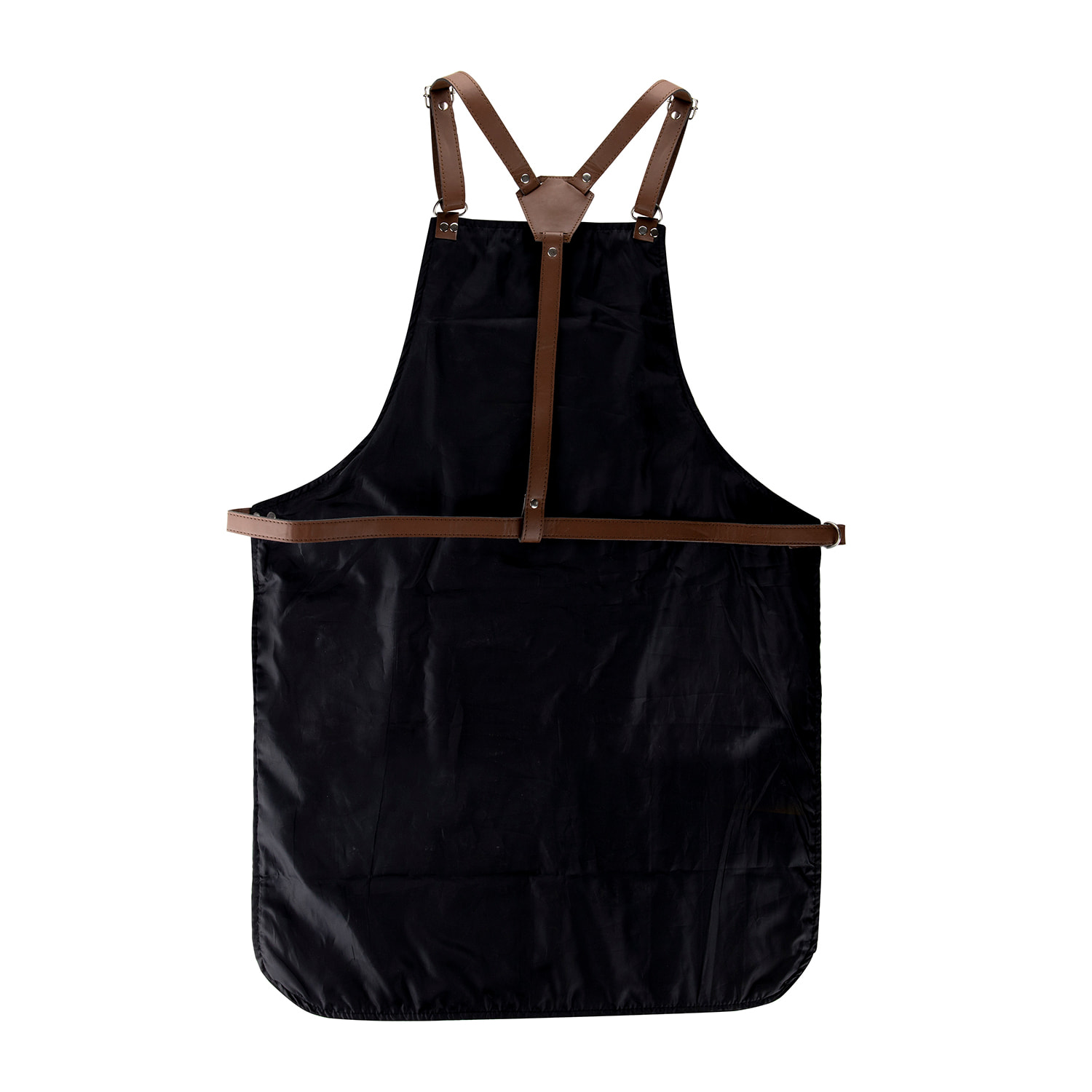 Grembiule a pettorina - nero - 120x80x1 cm