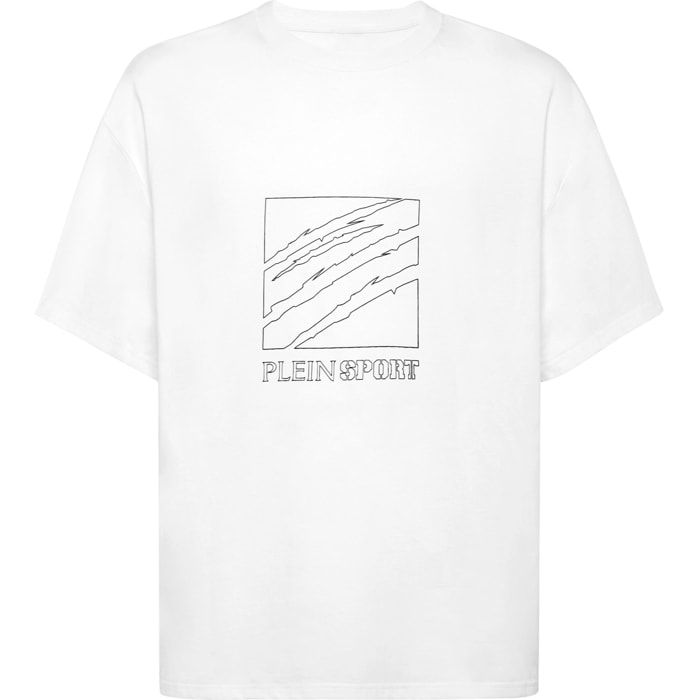 PLEIN SPORT Camiseta Cuello Redondo Ss SCRATCH