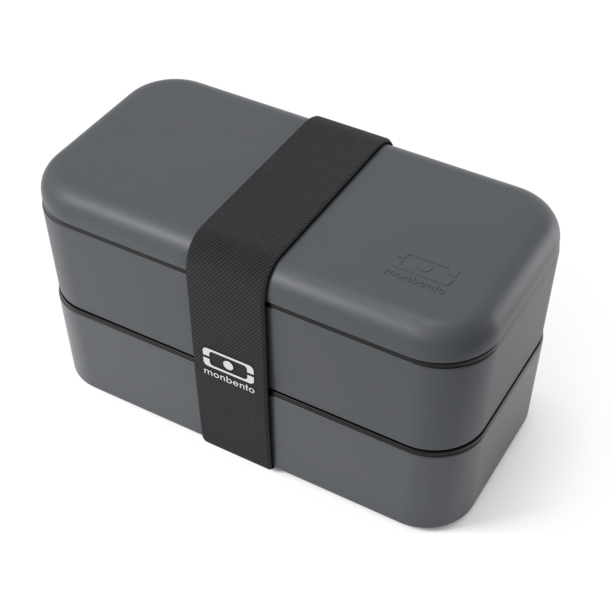 Lunch box 2 compartiments Original 1L Made in France gris Anthracite