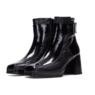 Botin Natalie Black 8 cm