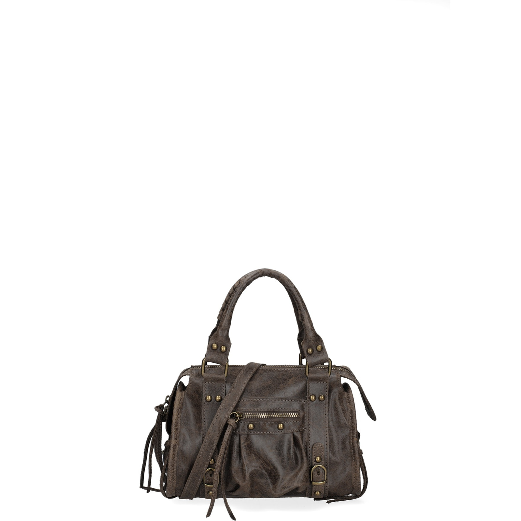 Borsa a spalla da donna - Modello Erisia - Vera pelle - 25.0 x 15.0 x 10.0 cm