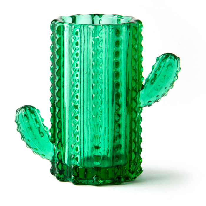 Set 4 Bicchierini Liquore Excelsa – Cactus, Vetro Verde 5 cl