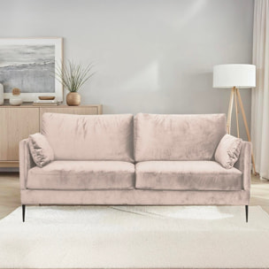 Canapé Velours droit Splendido - 2 Places