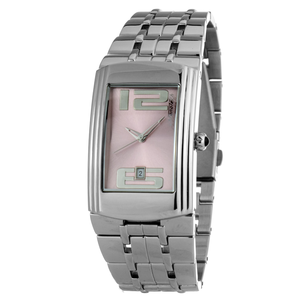 Reloj Chronotech CT7017L Mujer Analogico Cuarzo con Correa de Acero