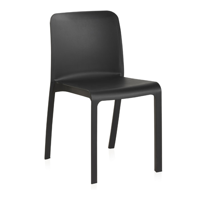 Set 6 sillas grana antracita