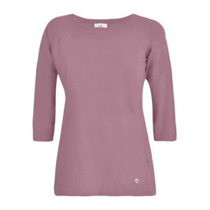 DEHA - T-shirt 3/4 SLEEVES T-SHIRT in cotone per donna