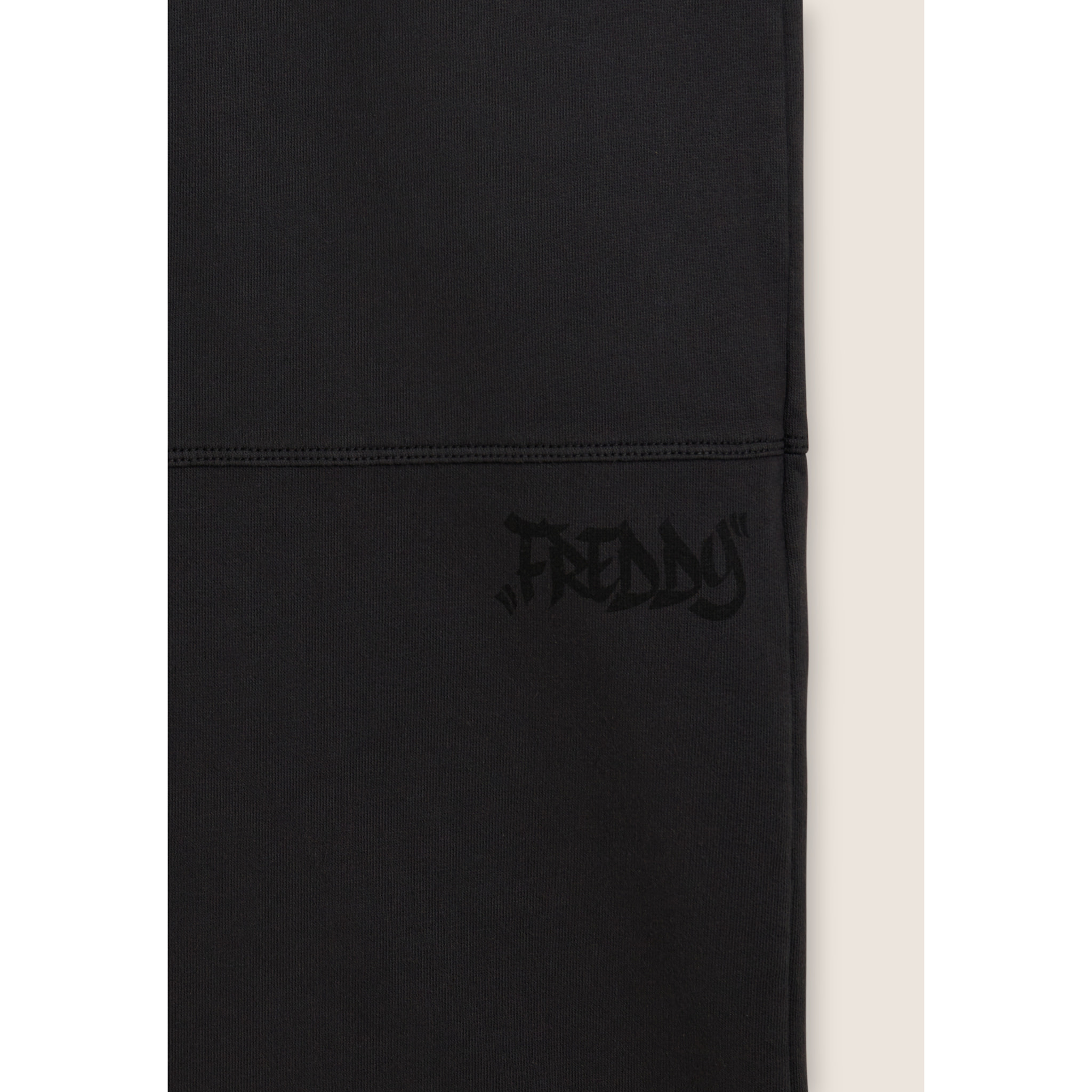 Pantaloni cargo wide leg in felpa con tasconi