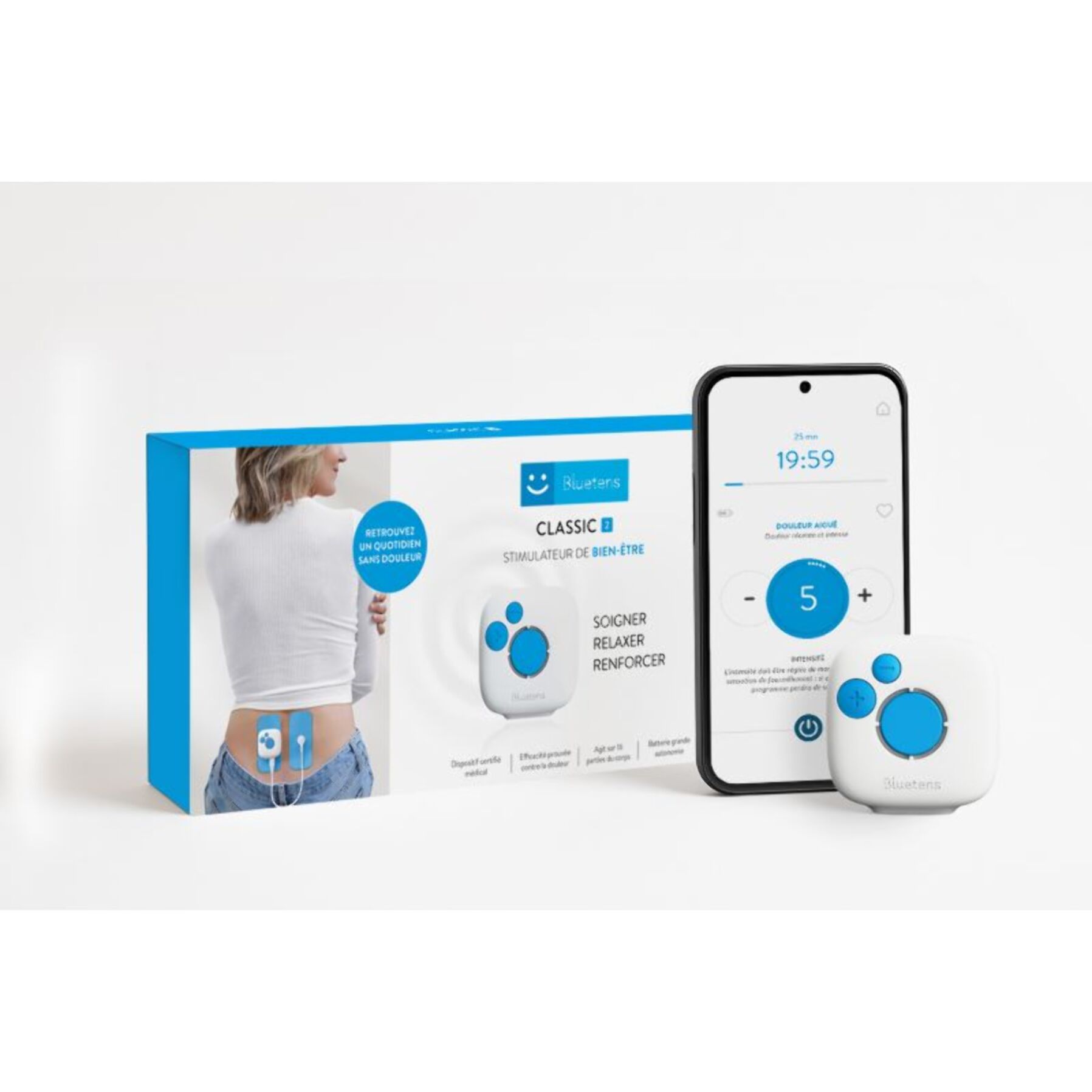Appareil électrostimulation BLUETENS Classic 2