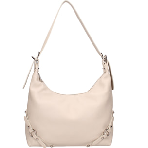 Borsa a spalla da donna - Modello Fiorenza Lux - Vera pelle - 30.0 x 30.0 x 9.0 cm