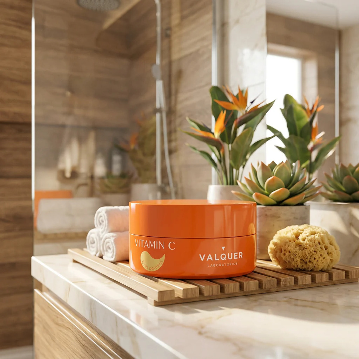 Parches para Contorno de Ojos con Vitamina C - 60 ud.