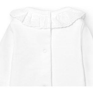 Body bebé manga larga cuello batista