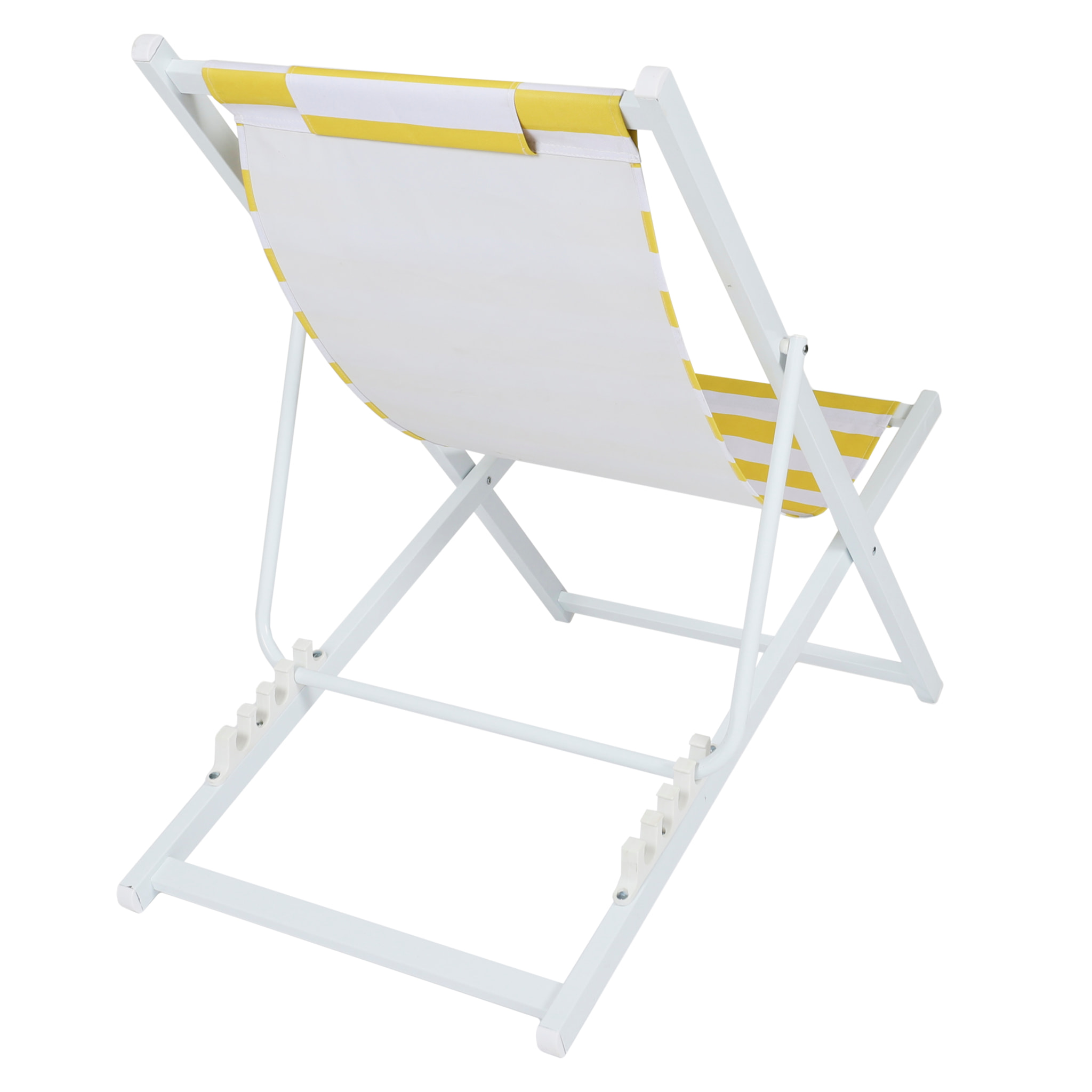 Chilienne Metal Rayures Jaunes - Lot De 4