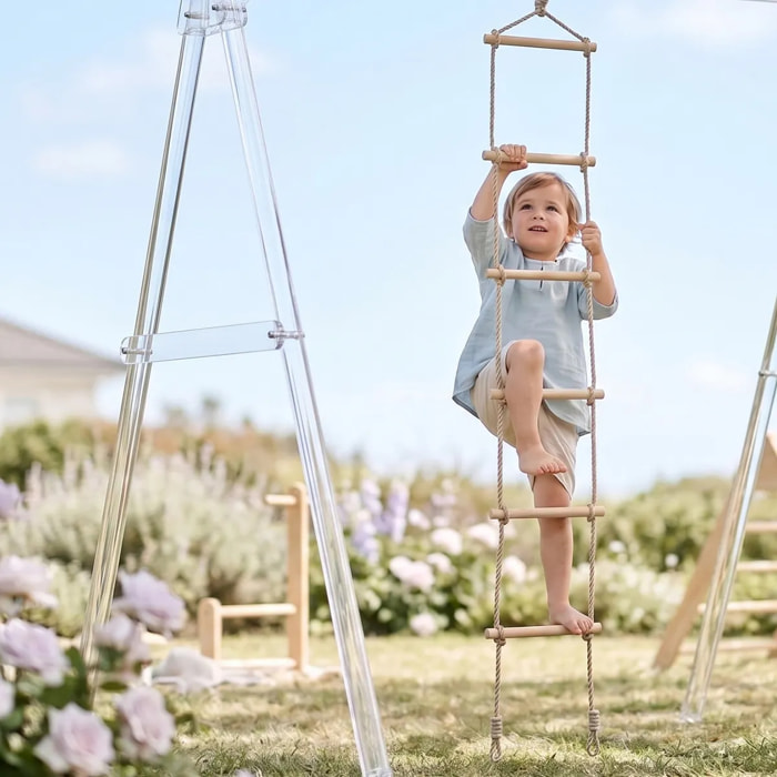 Echelle de corde pour portiques de 2,20 à 2,30 m