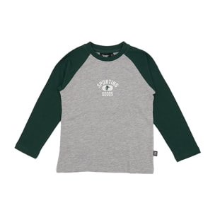 T-shirt da bambino maniche lunghe College