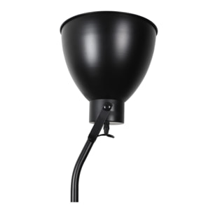 Lampadaire Metal Indus Noir H170cm