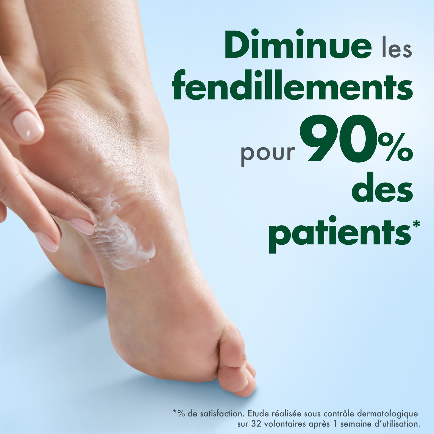 Crème pieds - Crème pieds secs anti-fendillements 100ml