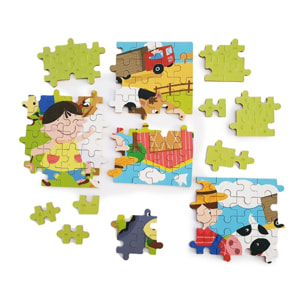 PUZLE DE HISTORIAS: GRANJERO - 120 pcs (CAJA METÁLICA)