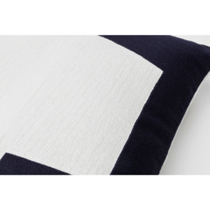 Coussin Forma bleu et blanc Kare Design