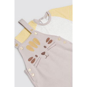 Set maglietta senza maniche e pantaloncini Tiger per neonati