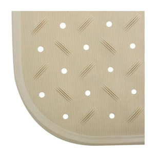 Tapis Fond de baignoire antidérapant Caoutchouc CLASS 36x76cm Beige MSV