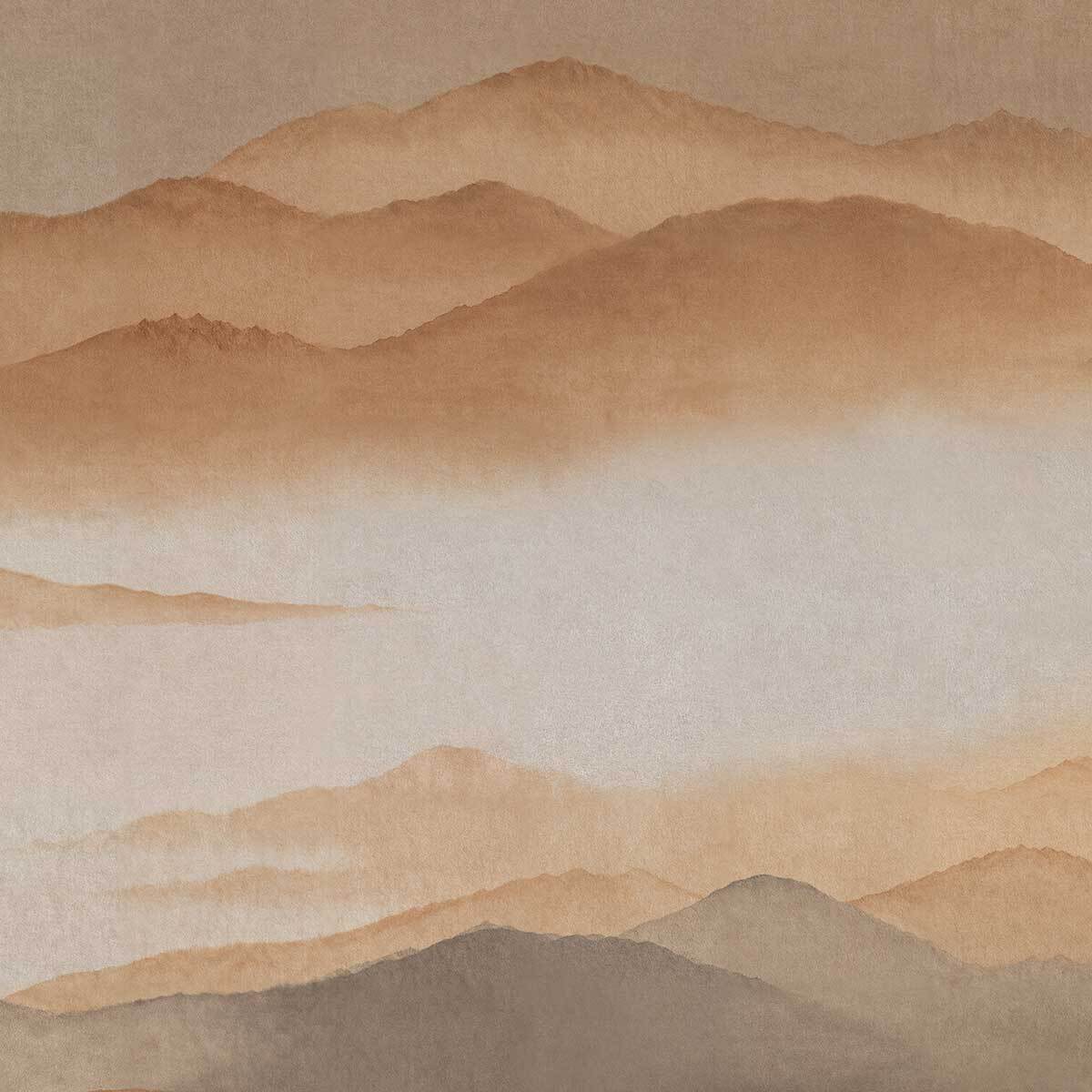 Papier peint Brume Ocrée Intissé